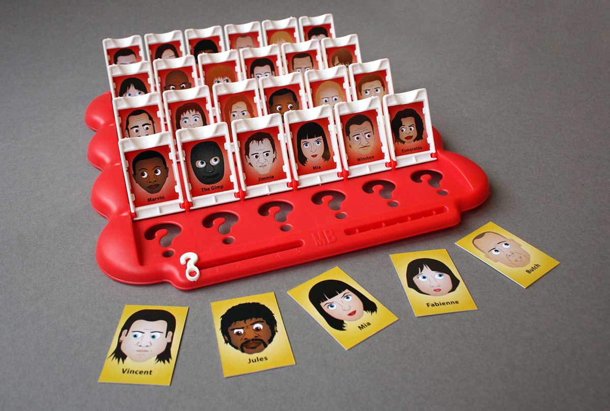 Pulp Fiction Guess Who by Joe Stone