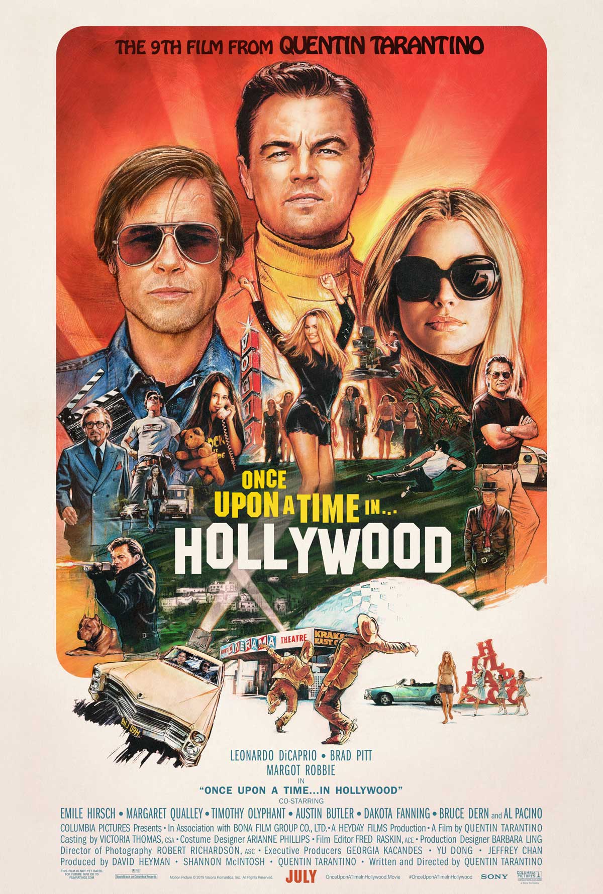 Once Upon A Time In Hollywood poster