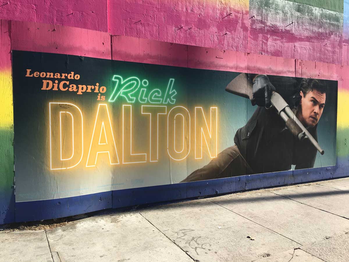 Once Upon A Time In... Hollywood banner poster Rick Dalton