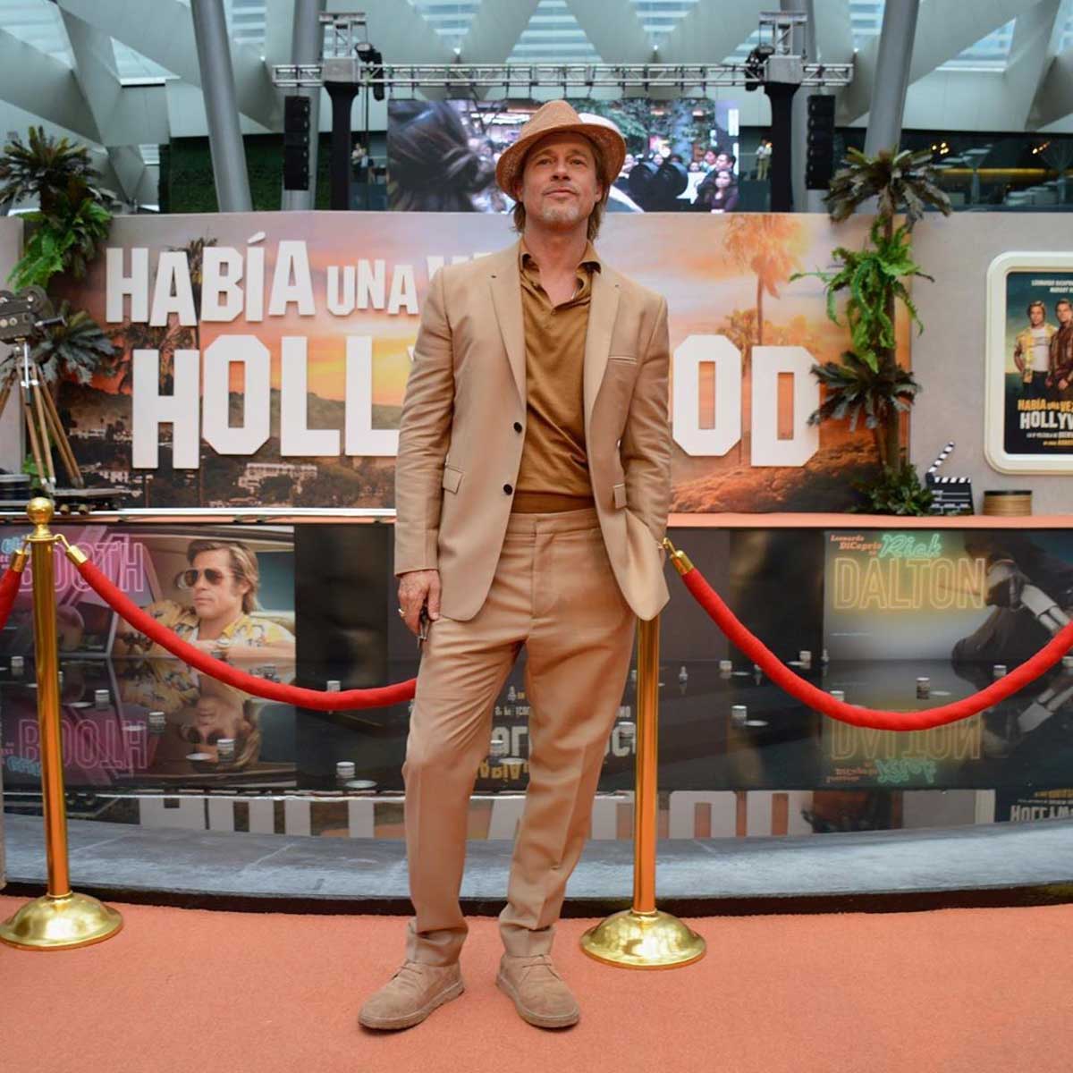 Brad Pitt Once Upon a Time in Hollywood Premiere in Mexico