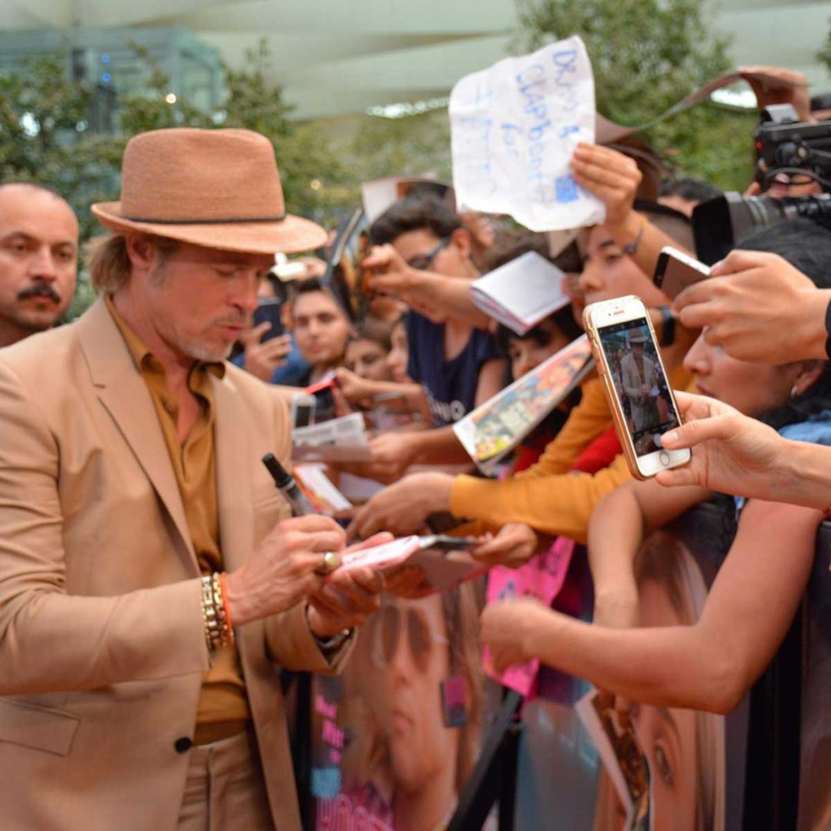 Brad Pitt Once Upon a Time in Hollywood Premiere in Mexico